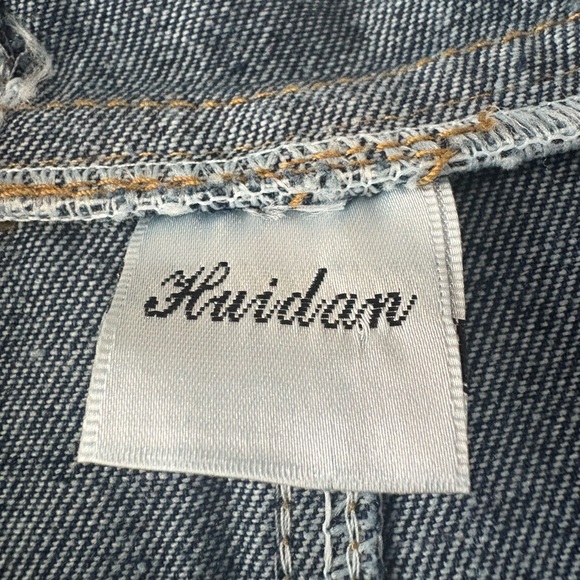 Huidan Denim Hooded Jacket | Women’s Size 8 | Utility Country Western Style - Picture 3 of 12